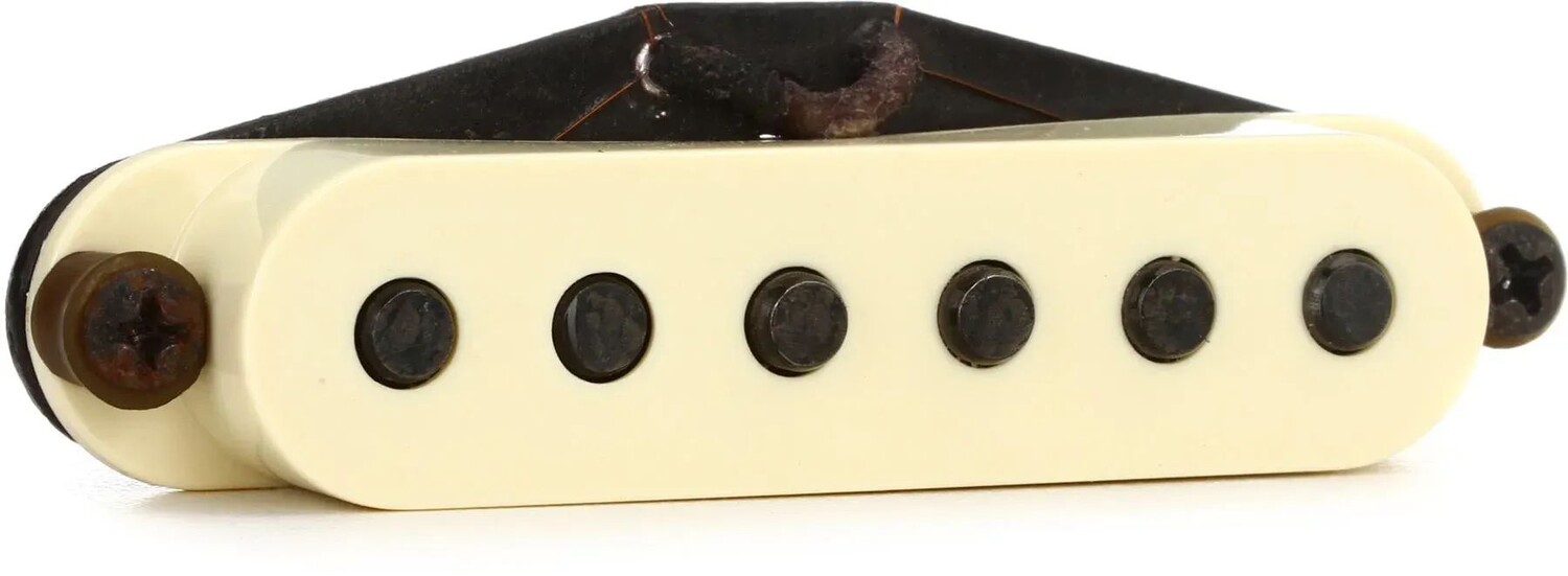 

Звукосниматель Seymour Duncan Antiquity Texas Hot Middle (RWRP) Strat Single Coil - состаренный белый