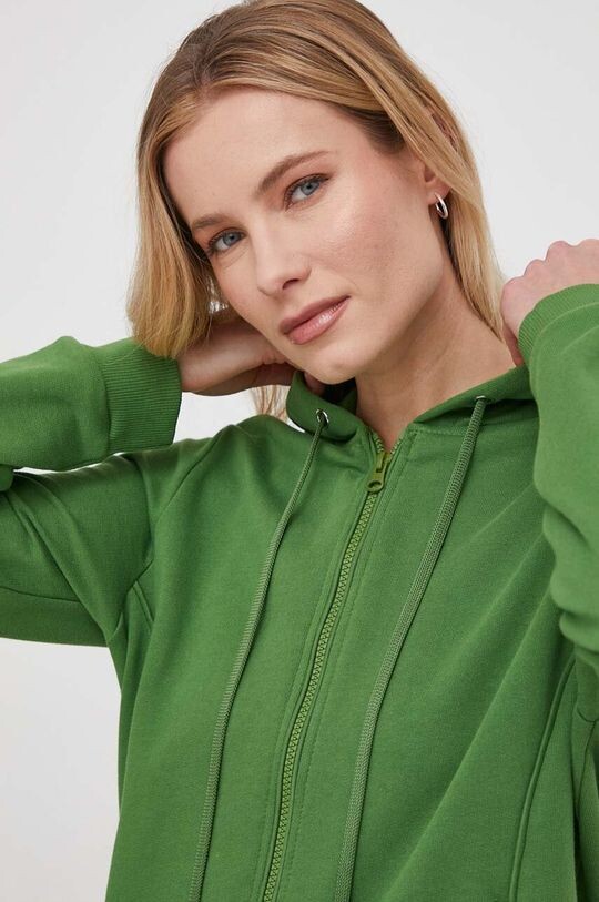

Хлопковая толстовка United Colors of Benetton, зеленый
