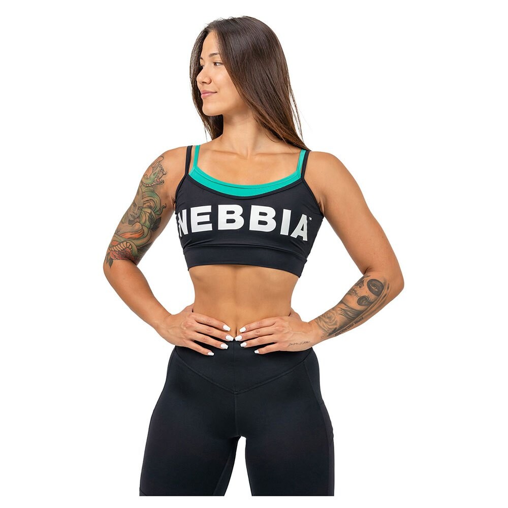 

Спортивный топ Nebbia Double Layer Flex, черный