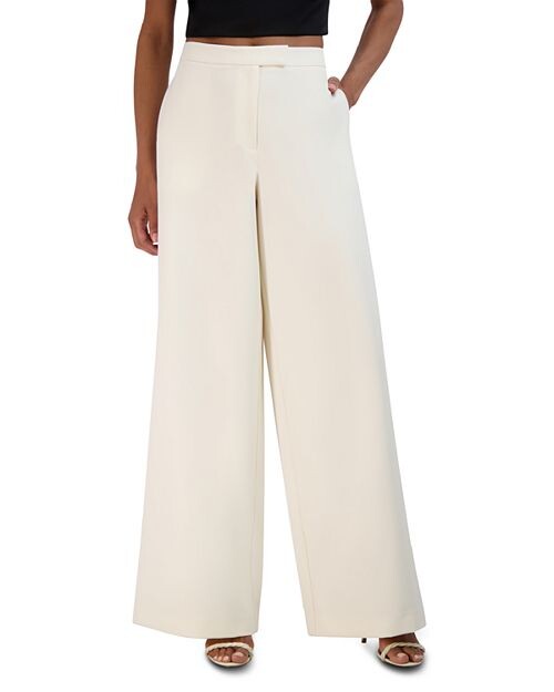 

Широкие брюки BCBGMAXAZRIA, цвет White