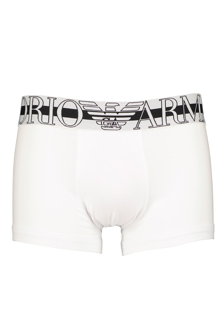 Боксеры с логотипом на талии Emporio Armani Underwear, белый боксеры с логотипом на талии emporio armani underwear синий