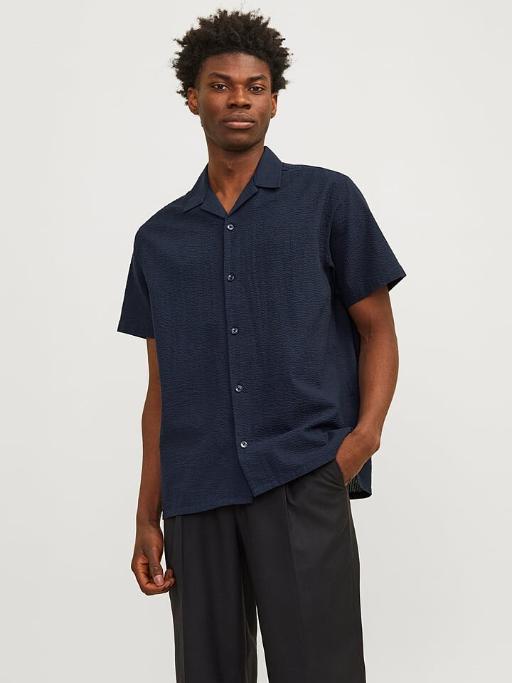 

Рубашка Jack & Jones, темно-синий
