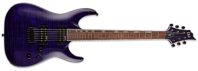 Электрогитара ESP LTD H-200 FM See Thru Purple electric guitar