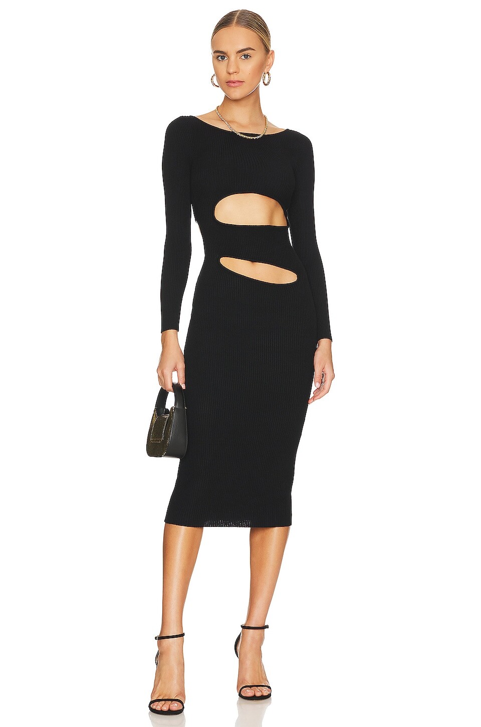 

Платье superdown Deanna Cut Out, черный