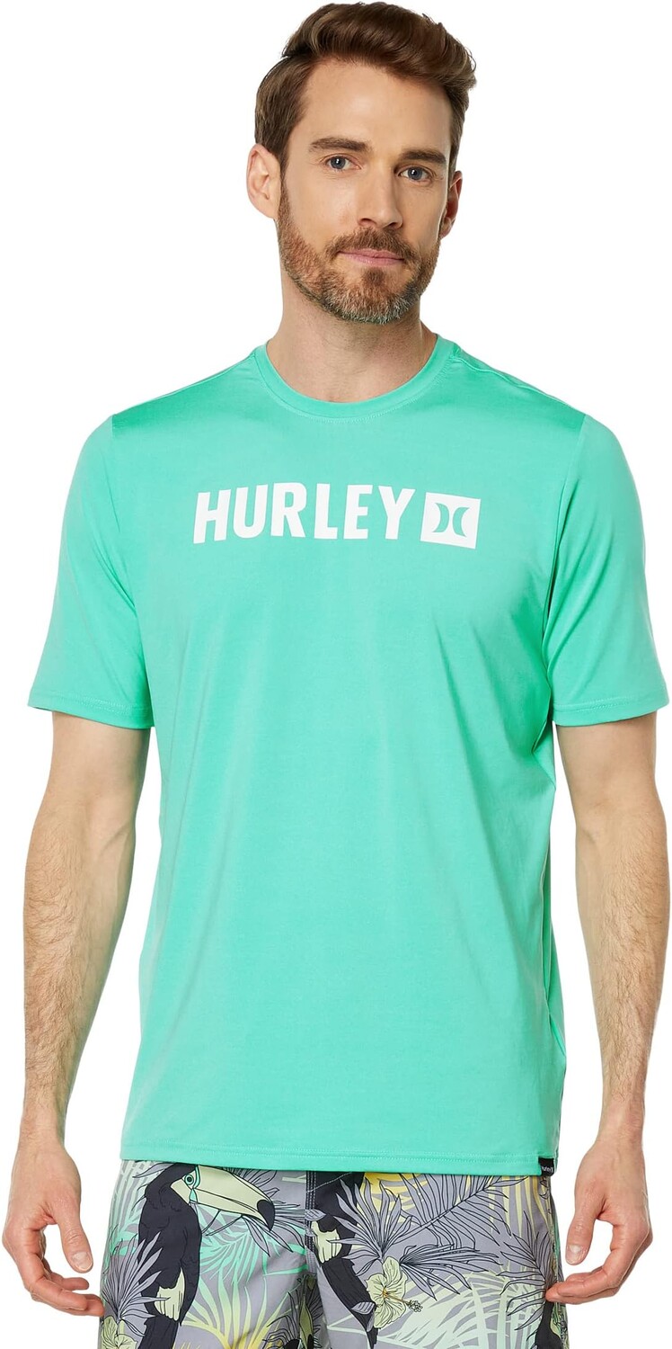 

Футболка для серфинга с короткими рукавами Hybrid UPF Hurley, цвет Fiji