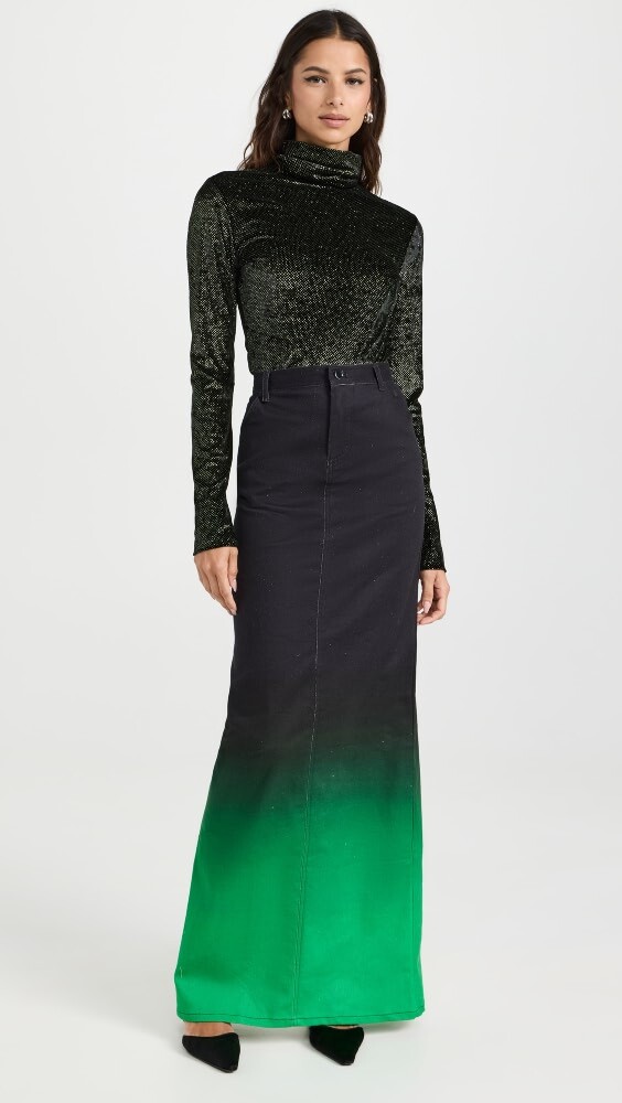 

Юбка BruceGlen Central Park Gradient High-Maxi Denim