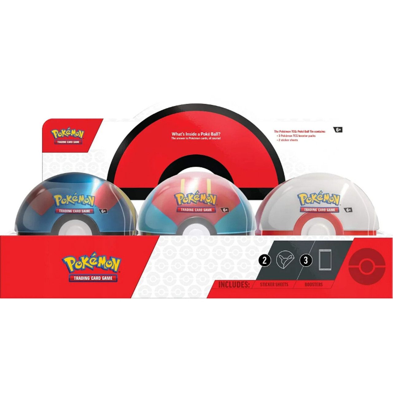 

Карточная игра Pokemon: Poke Ball Tin - Q3 2023 (Set of 6)