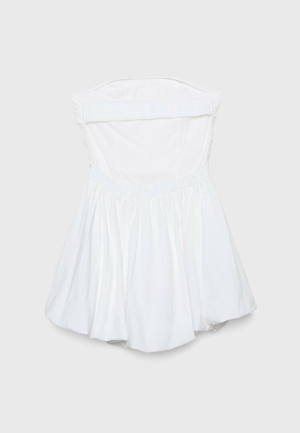 

Дневное платье PUFF Stradivarius, белый