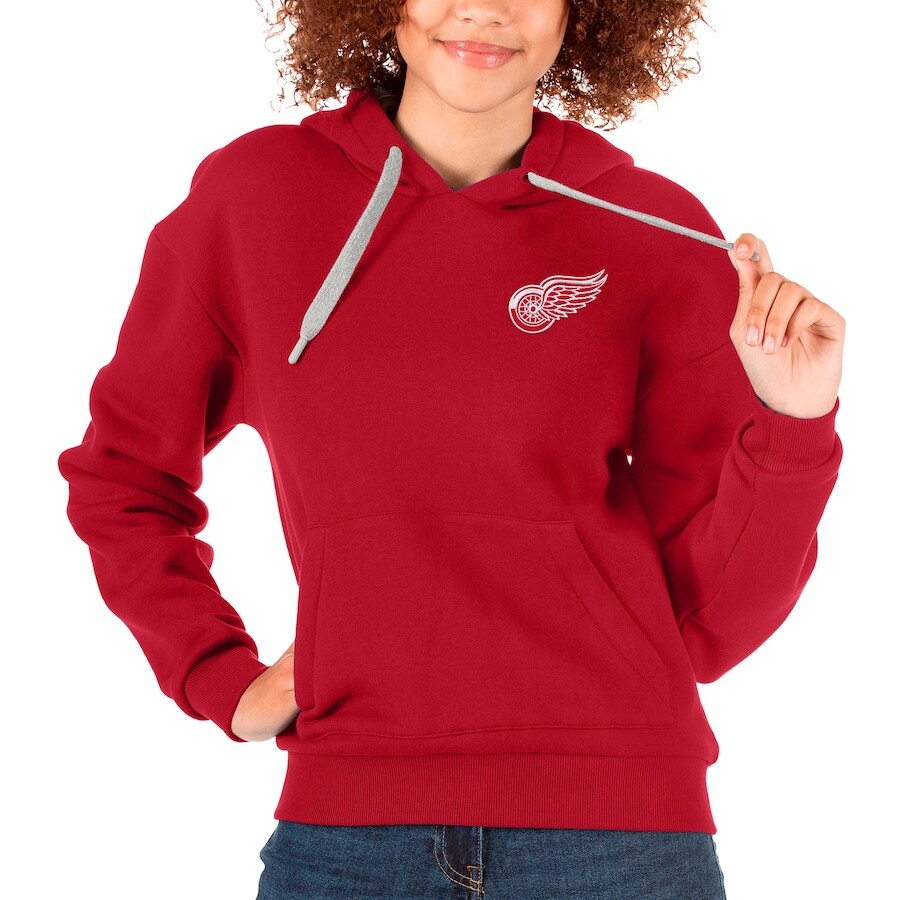 

Пуловер с капюшоном Antigua Detroit Red Wings, красный