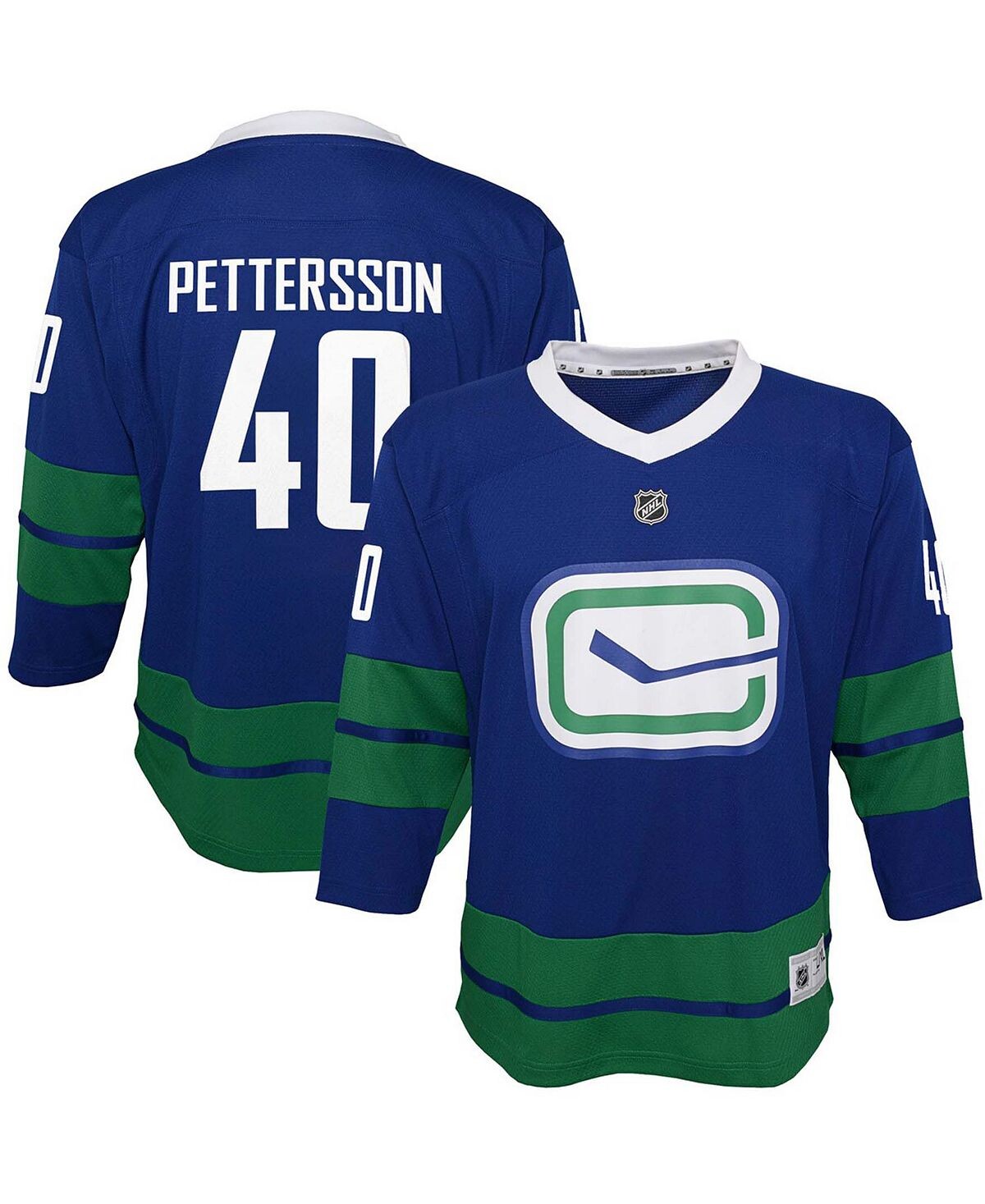 

Джерси игрока Big Boys Элиаса Петтерссона Royal Vancouver Canucks 2019/20 Outerstuff