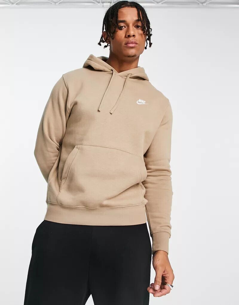 

Худи унисекс цвета хаки Nike Club