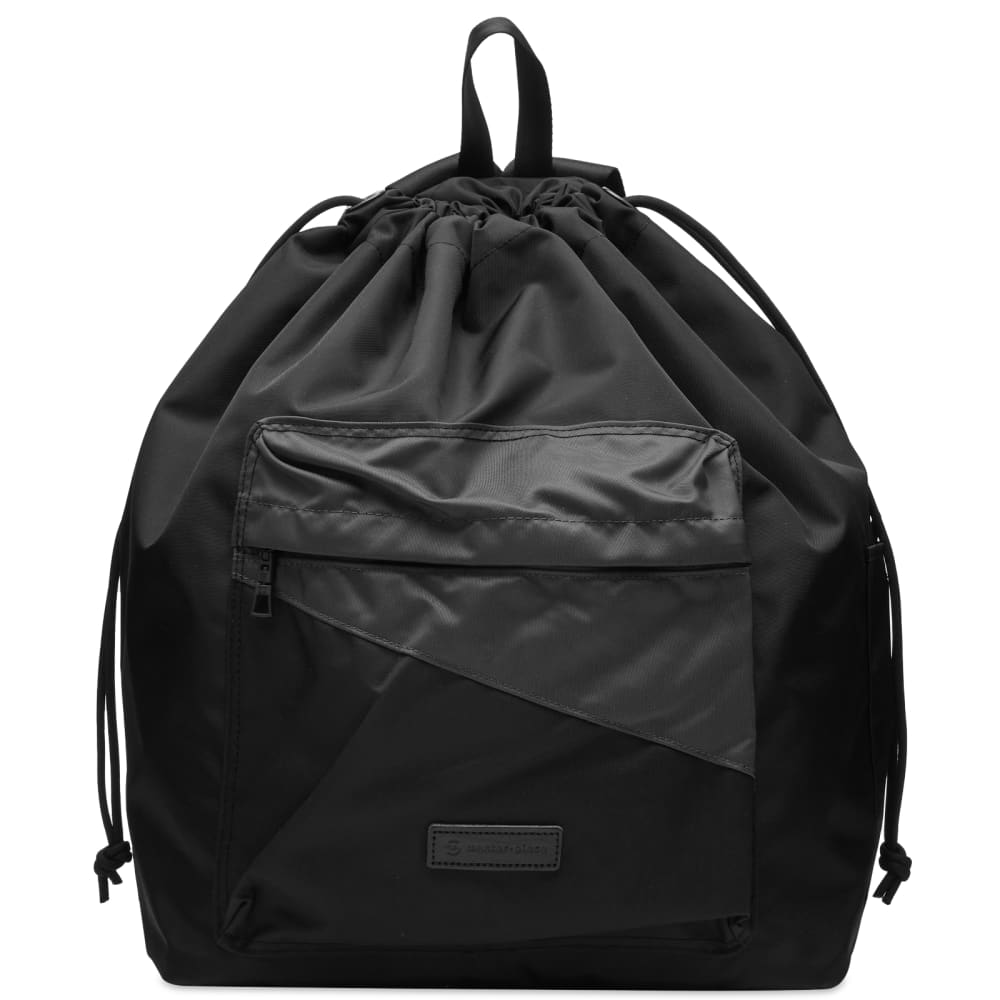 Рюкзак Master-Piece с косым шнурком, черный/серый блок для йоги iron master ir97416b3 серый черный