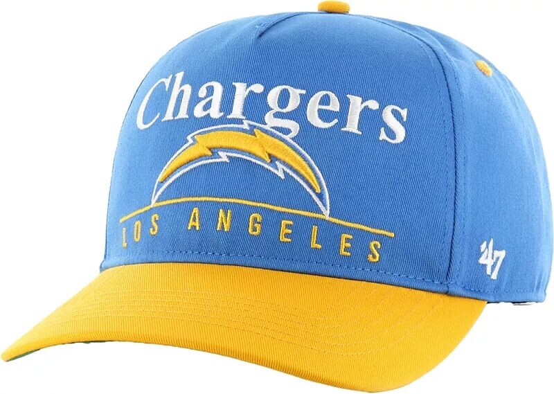 

Мужская синяя регулируемая кепка Los Angeles Chargers Super Hitch Throwback '47
