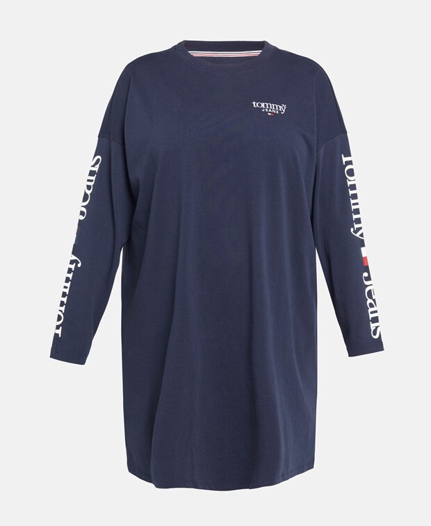

Платье из джерси Tommy Jeans Curve, темно-синий