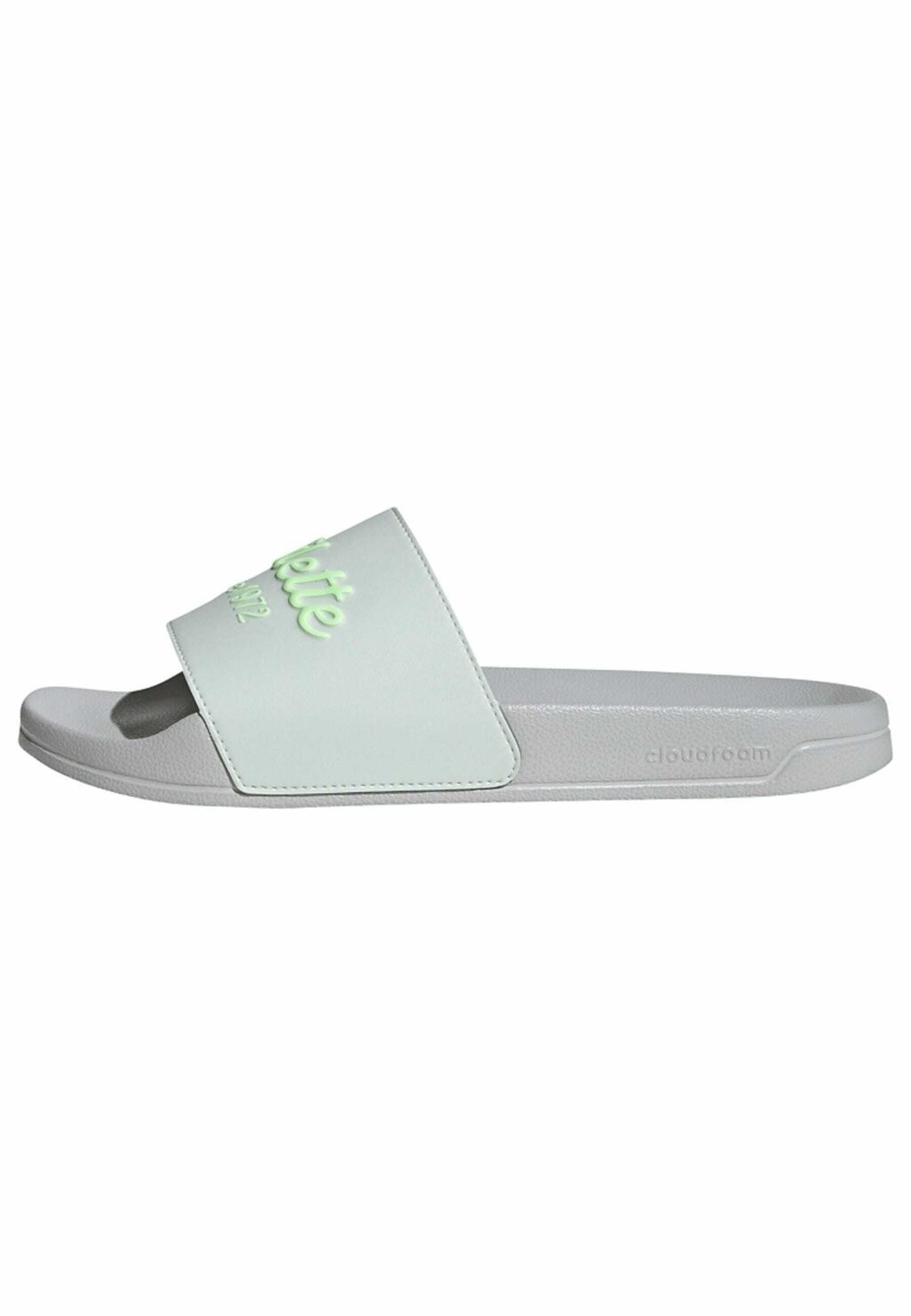 Тапочки adidas Sportswear, цвет crystal jade green spark grey two