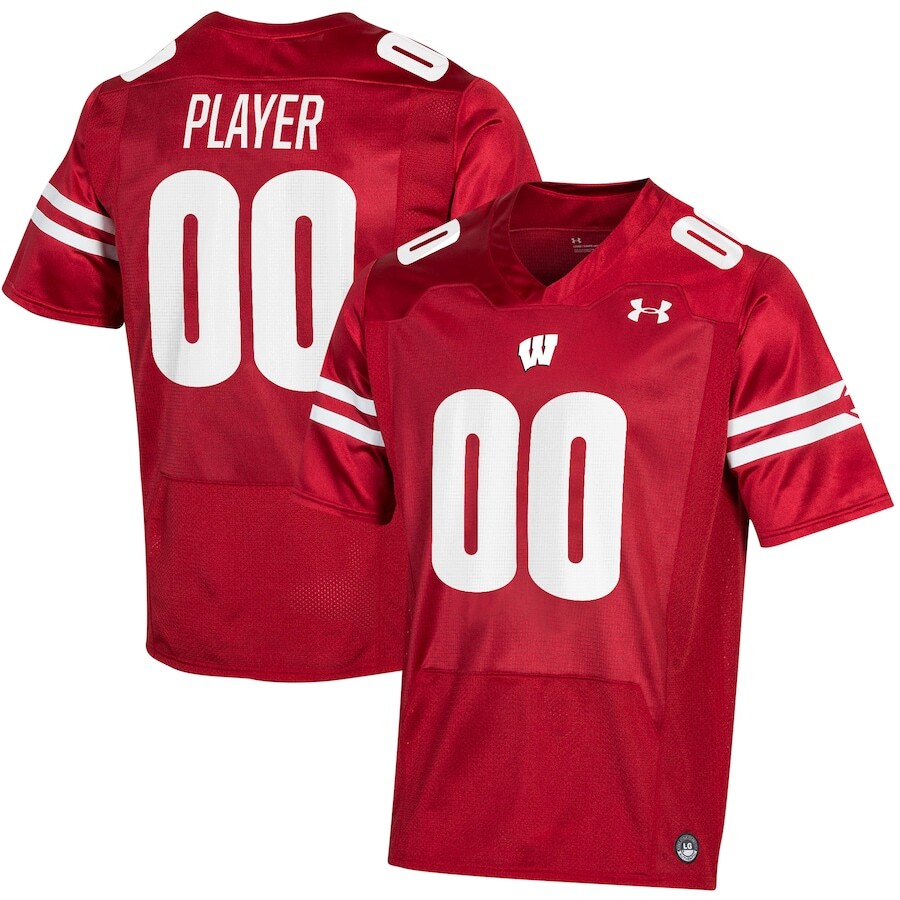 

Джерси Under Armour Wisconsin Badgers, красный