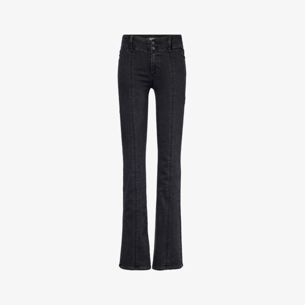

Джинсы manhattan bootcut со средней посадкой Paige, черный