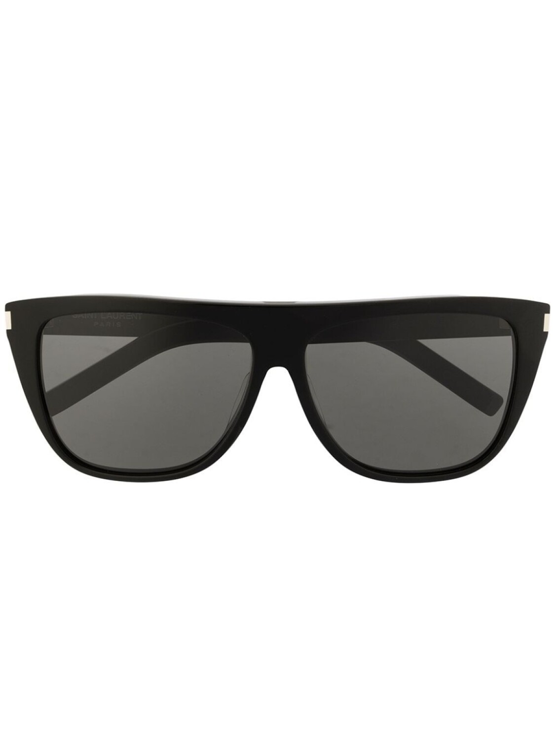 

Солнцезащитные очки в прямоугольной оправе Saint Laurent Eyewear, черный