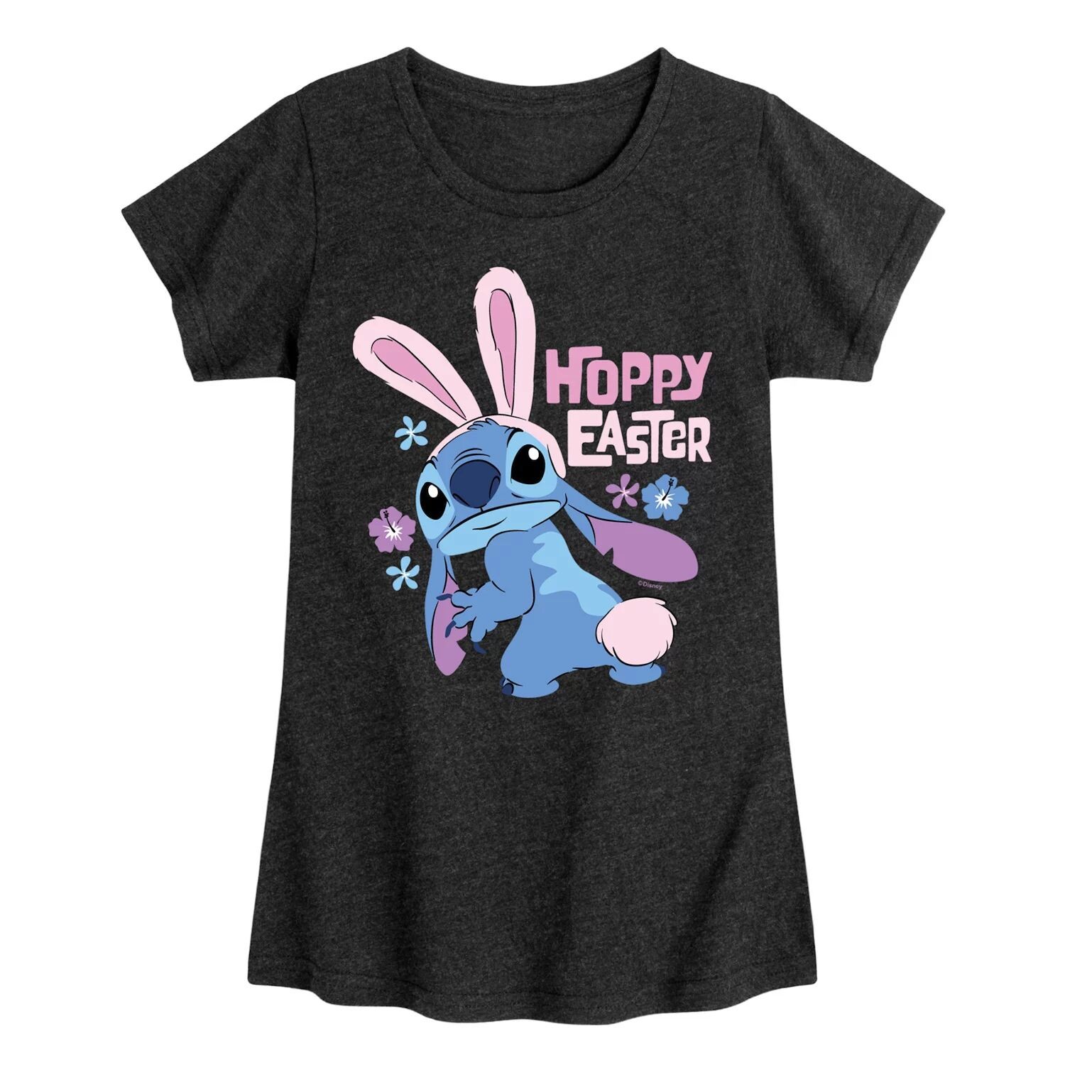 

Футболка с пасхальным рисунком Hoppy для девочек 7–16 лет Disney's Lilo & Stitch Licensed Character