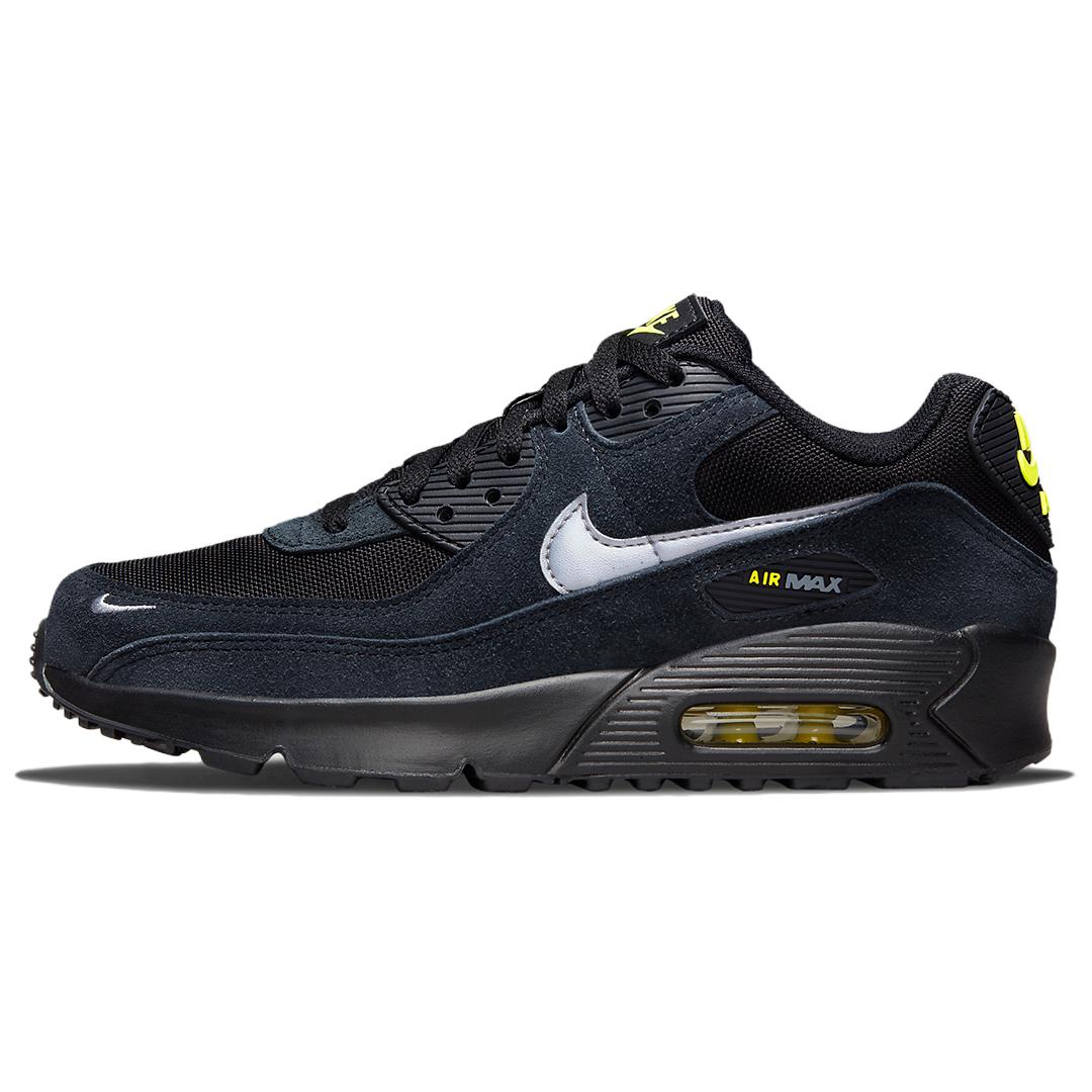 

Кроссовки Nike Air Max 90 Black Yellow GS, черный/синий