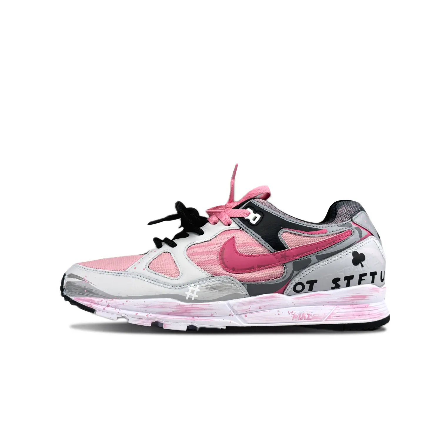 

Кроссовки Nike Air Span Lifestyle Shoes Unisex Low-top Black/Pink, черный/розовый