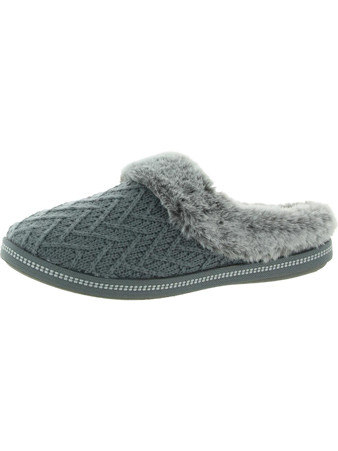 

Уютные женские шлепанцы из искусственного меха Cosy Campfire Home Essential Skechers, серый