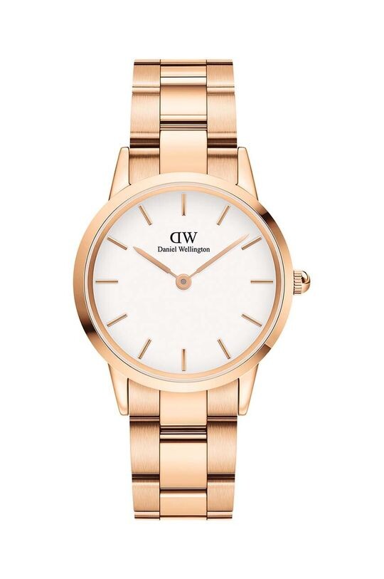 Часы Iconic Link 36 Daniel Wellington, золотой daniel wellington iconic link ceramic 32mm