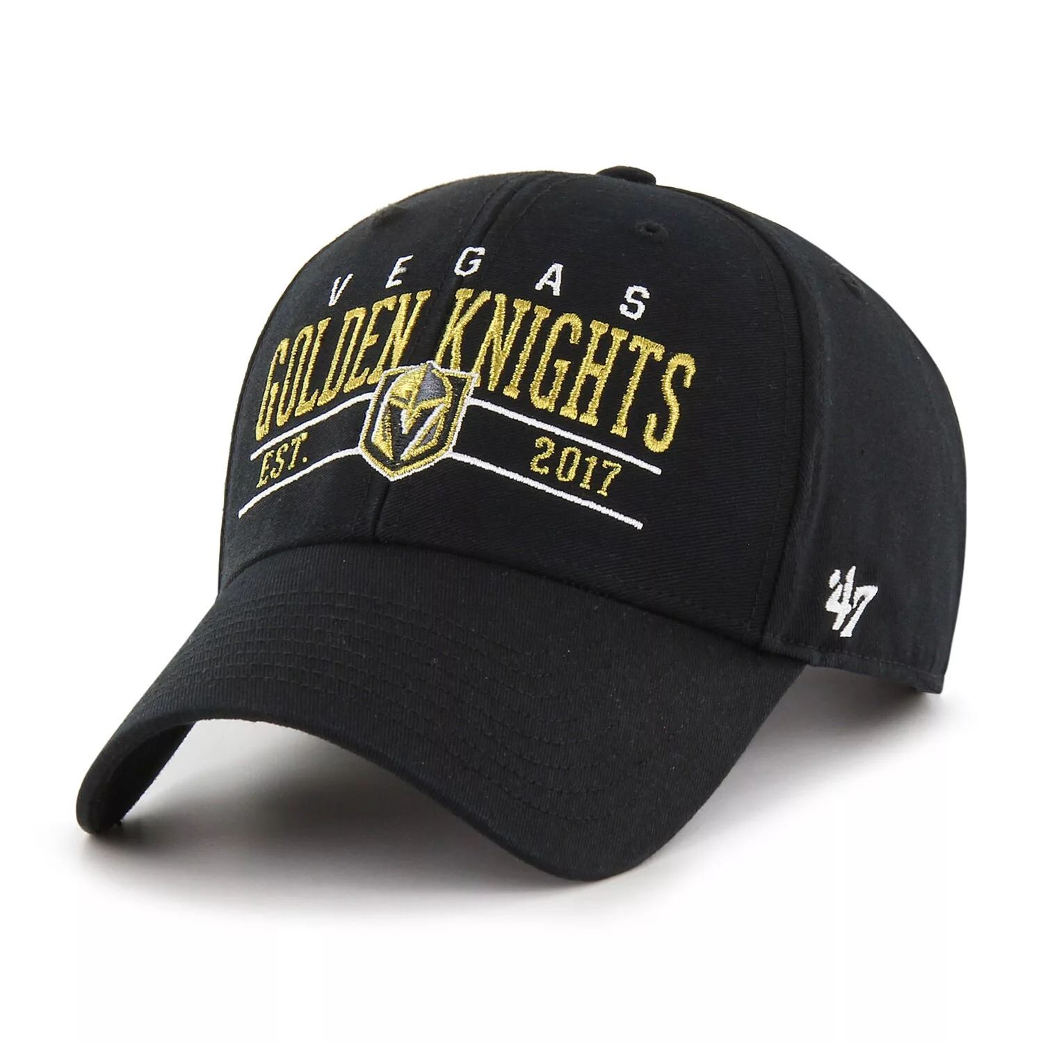цена Мужская регулируемая кепка Black Vegas Golden Knights Centerline MVP '47 Black