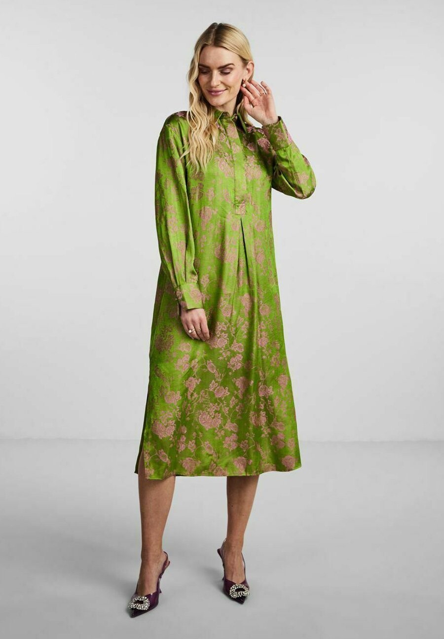 

Классическая рубашка YAS ЯССТИНЛА, цвет lime green