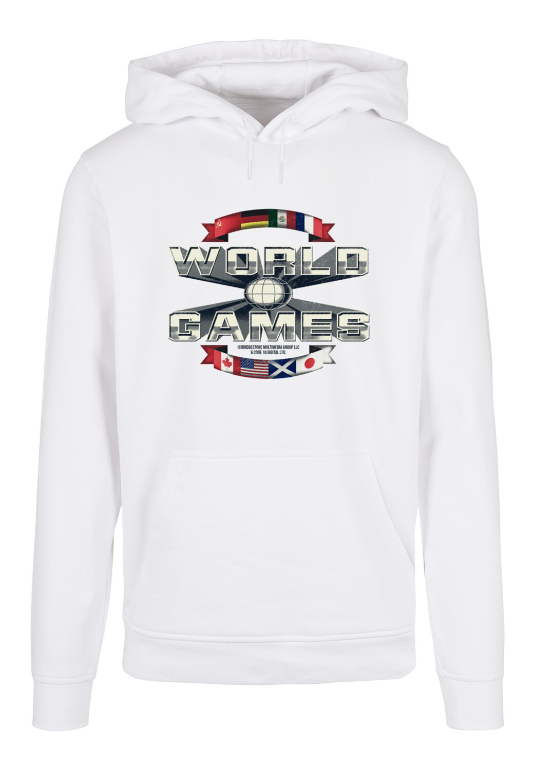 

Пуловер F4NT4STIC Basic Hoodie Retro Gaming World Games, белый