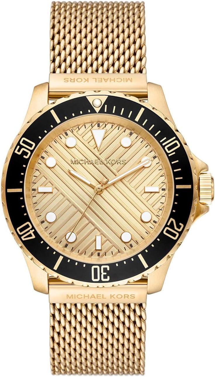 Часы MK9083 - Everest Three-Hand Watch Michael Kors, цвет Gold-Tone Stainless Steel часы scarlette 38mm fossil цвет stainless steel gold