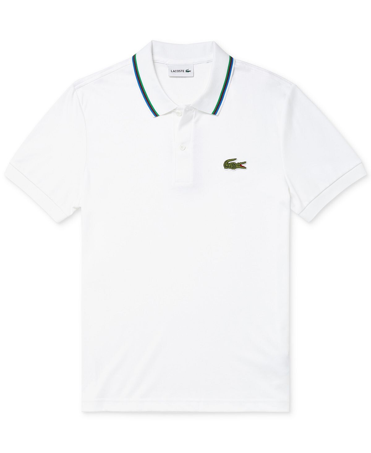 

Мужская футболка-поло в рубчик обычного кроя Lacoste
