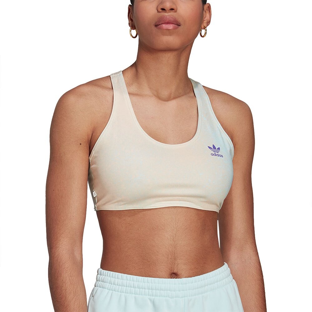 

Спортивный топ adidas Originals Allover Print, желтый