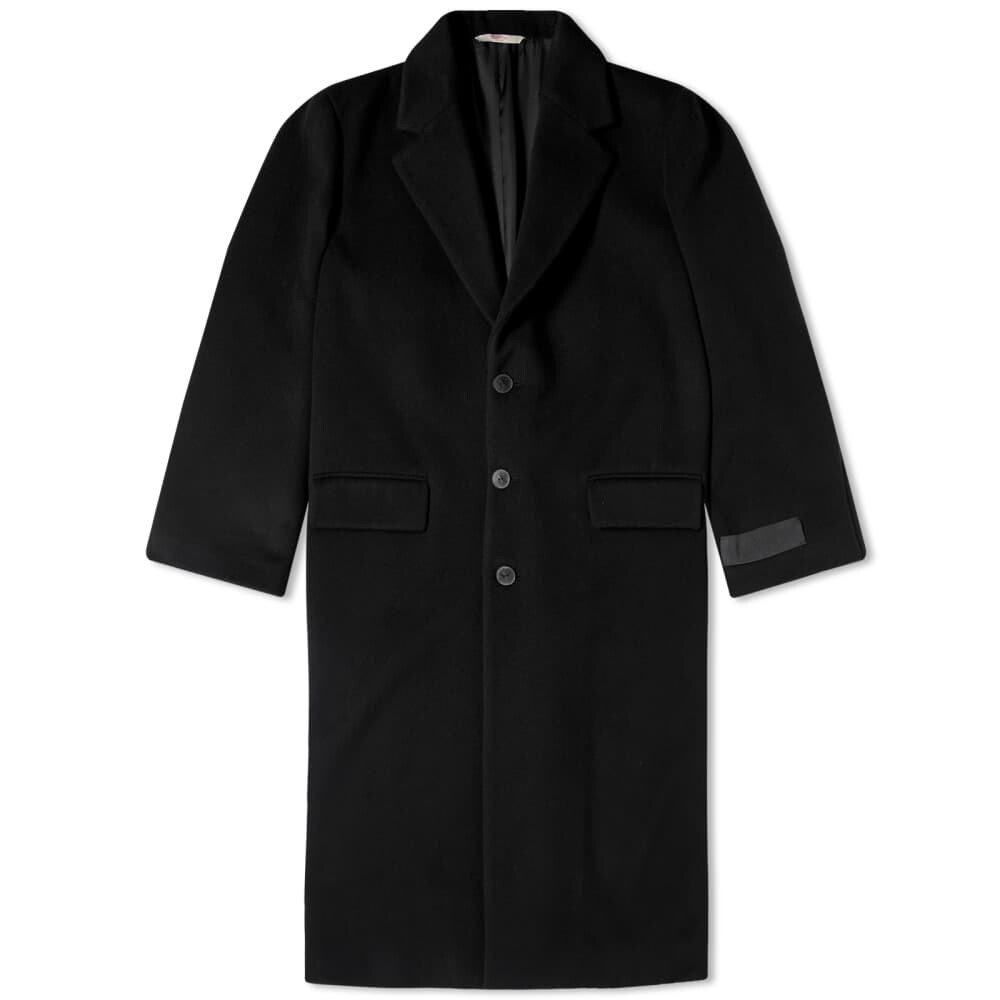 

Велюровое пальто Valentino, черный