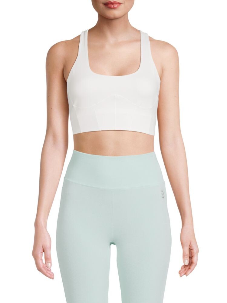 

Спортивный бюстгальтер Round Robbin Free People Movement, белый