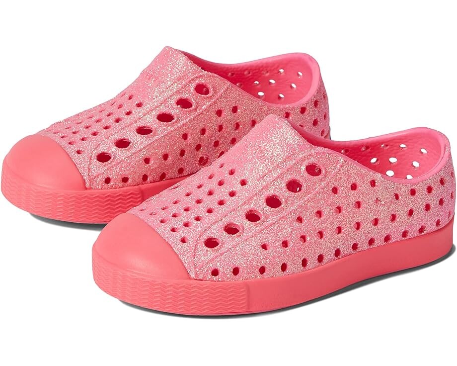

Кроссовки Native Shoes Jefferson Bling Glitter, цвет Floyd Bling/Floyd Pink