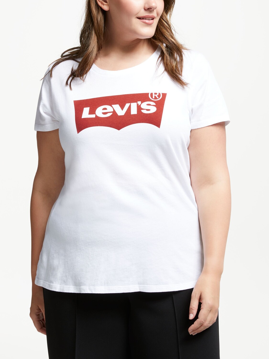 

Футболка Levi's Plus The Perfect, белая летучая мышь, Белый