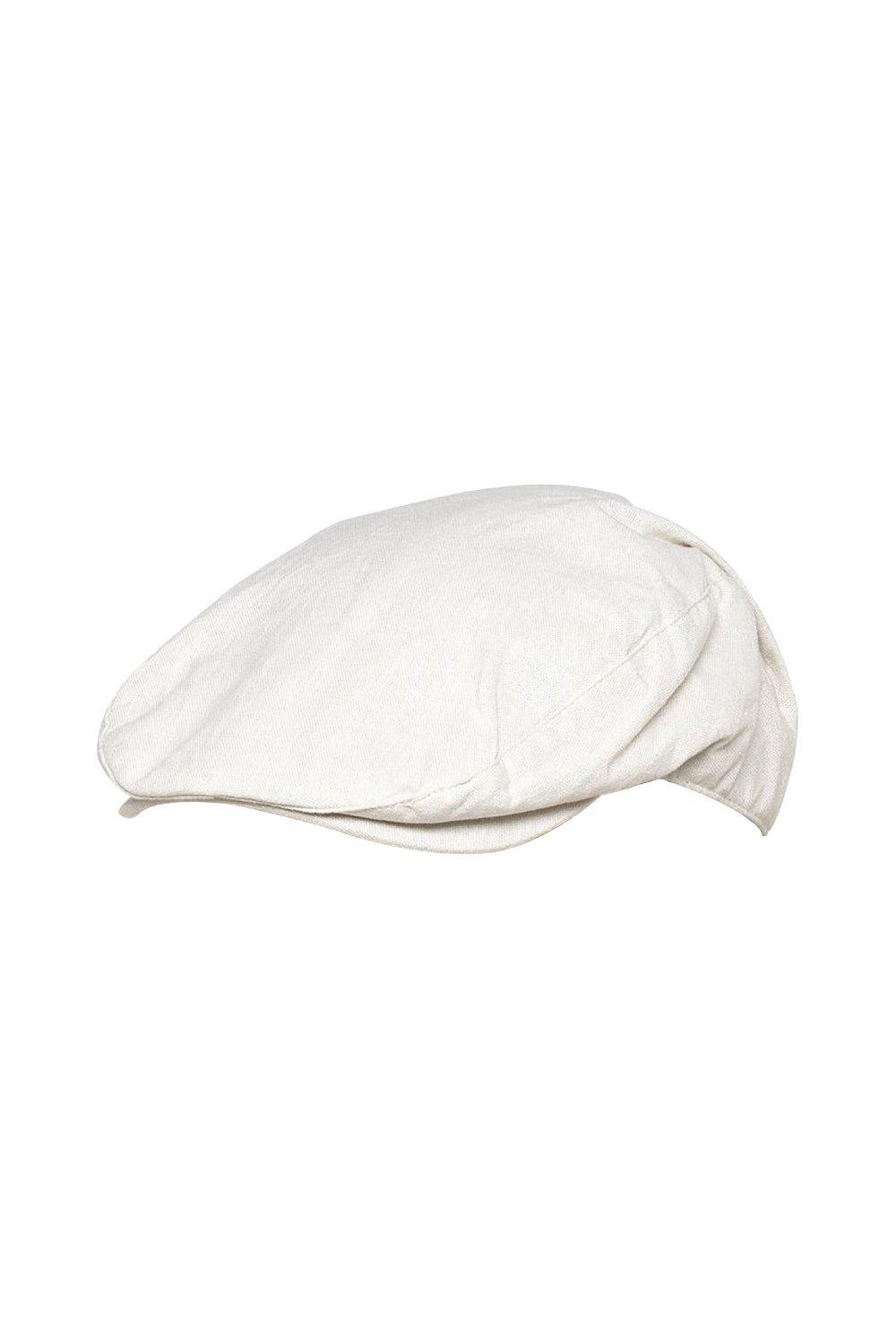 Дышащая льняная плоская шапка на лето Sock Snob, белый женская кепка 2022 модная дизайнерская бейсболка женские кепки кепки летние кепки для женщин снэпбэк кепка пляжная шляпа шляпы от солнца