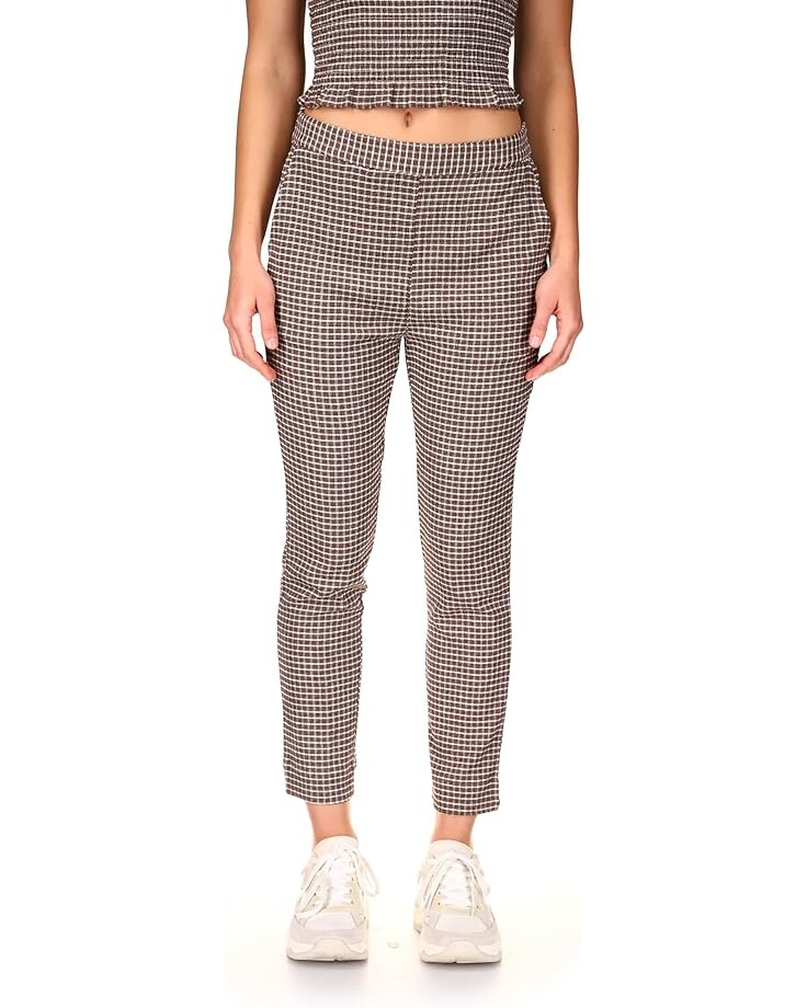 

Брюки Sanctuary Westside Check, цвет Chocolate Gingham