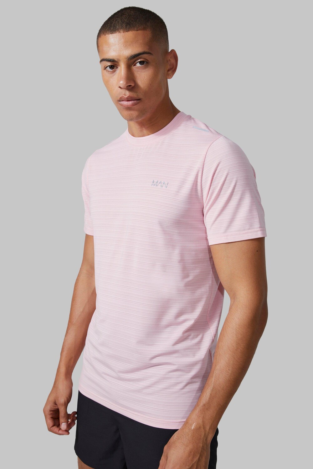 

Мужская легкая футболка active performance Boohoo, розовый