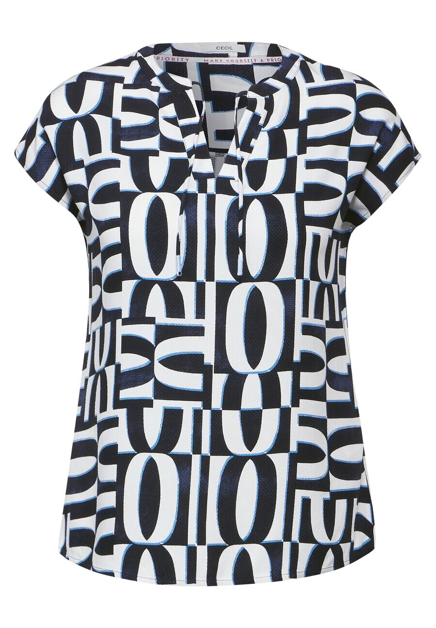 

Блуза CECIL Blouse, цвет Blue/White