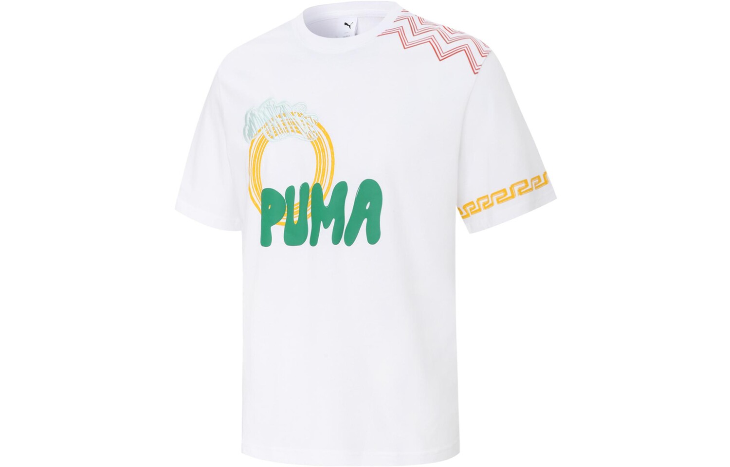 

Футболка PUER GRAPHIC унисекс белая Puma, белый