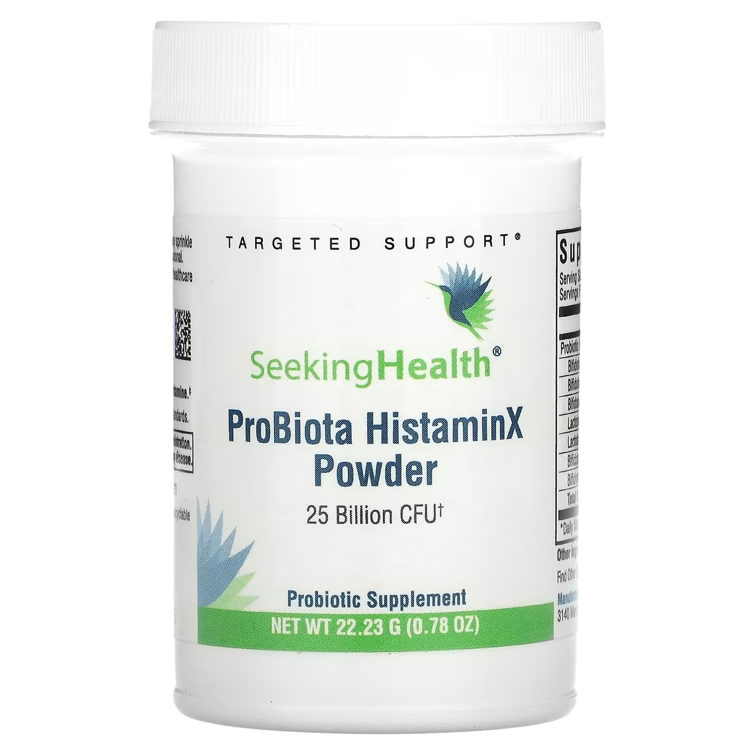 

Пищевая добавка Seeking Health ProBiota HistaminX порошок 25 миллиардов КОЕ, 22, 23г