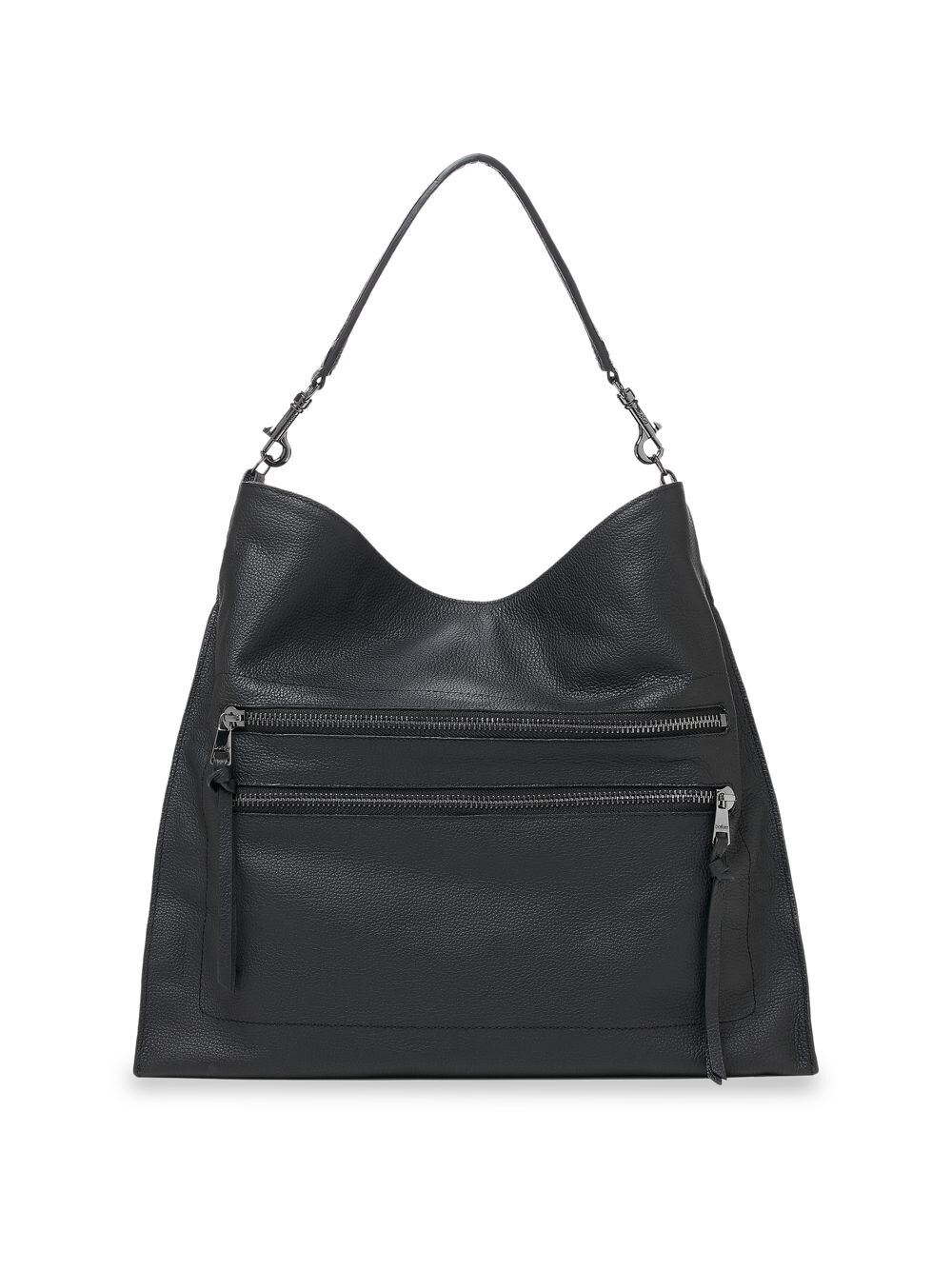 

Большая кожаная сумка-хобо челси Botkier New York, черный