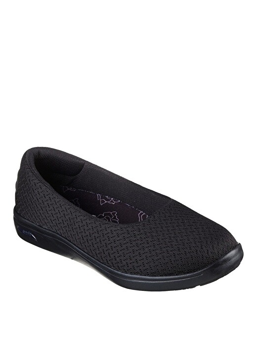 

Черные женские туфли на плоской подошве Skechers, Черный