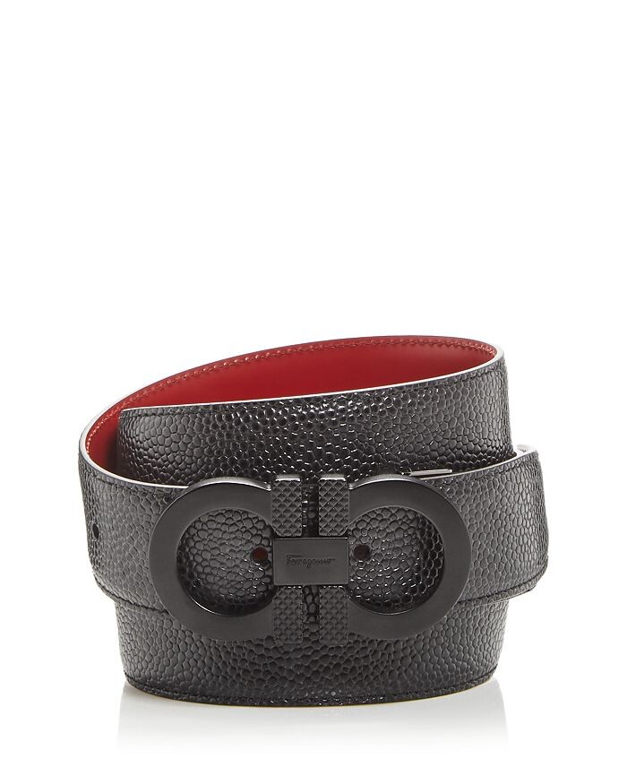 

Мужской двусторонний кожаный ремень Gancini Ferragamo