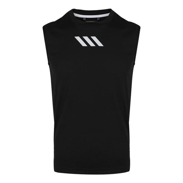 

Майка Men's adidas Pm Sl Tank Running Training Breathable Basketball Jersey/Vest Black, мультиколор