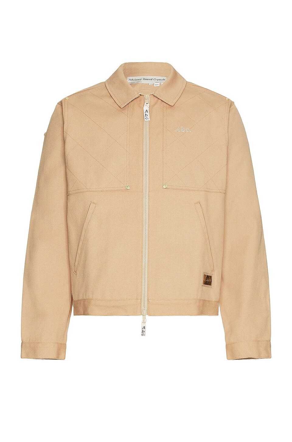 

Куртка Advisory Board Crystals Diamond Stitch Harrington, цвет Feldspar Ecru
