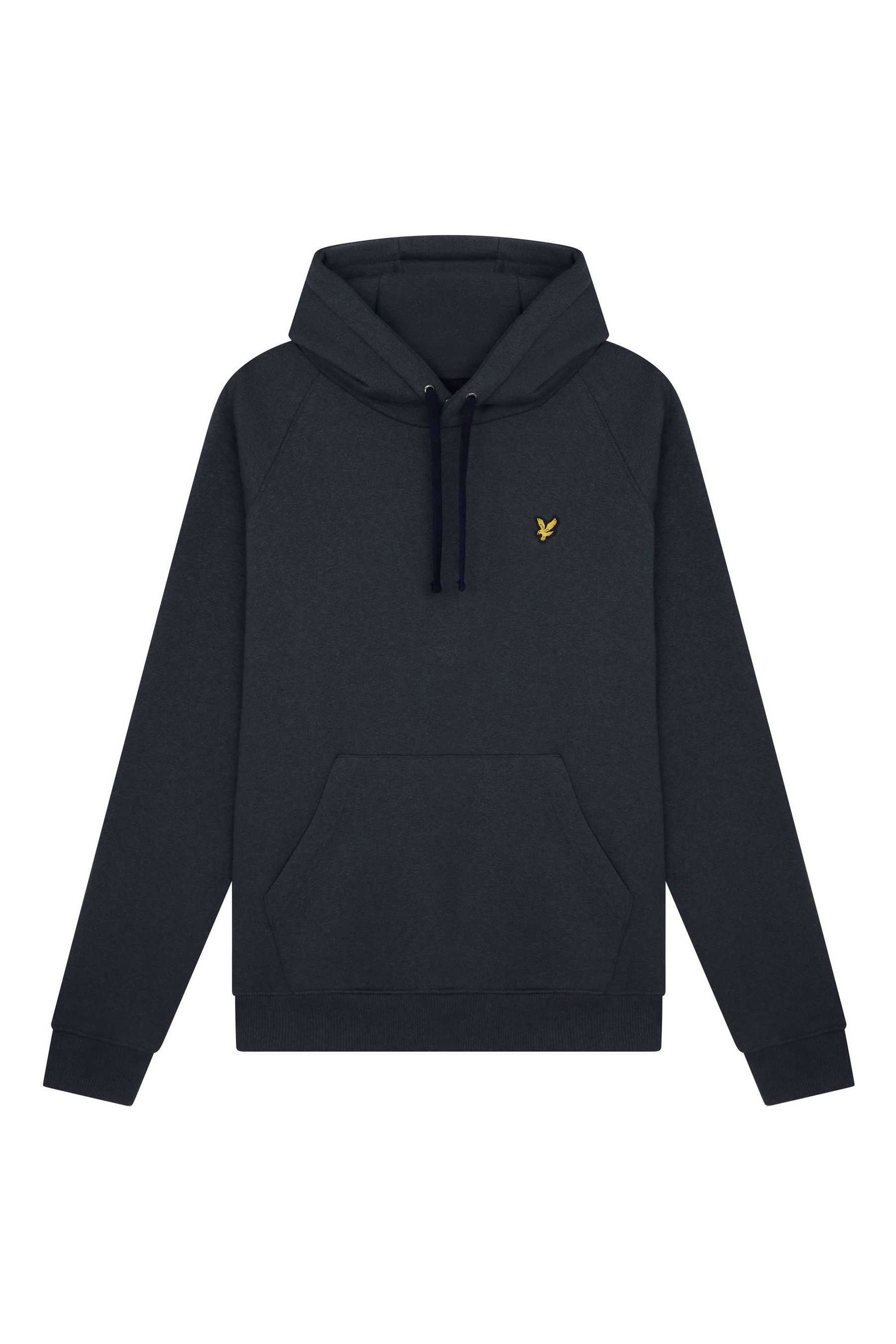 

Худи синего меланжа Lyle & Scott, синий