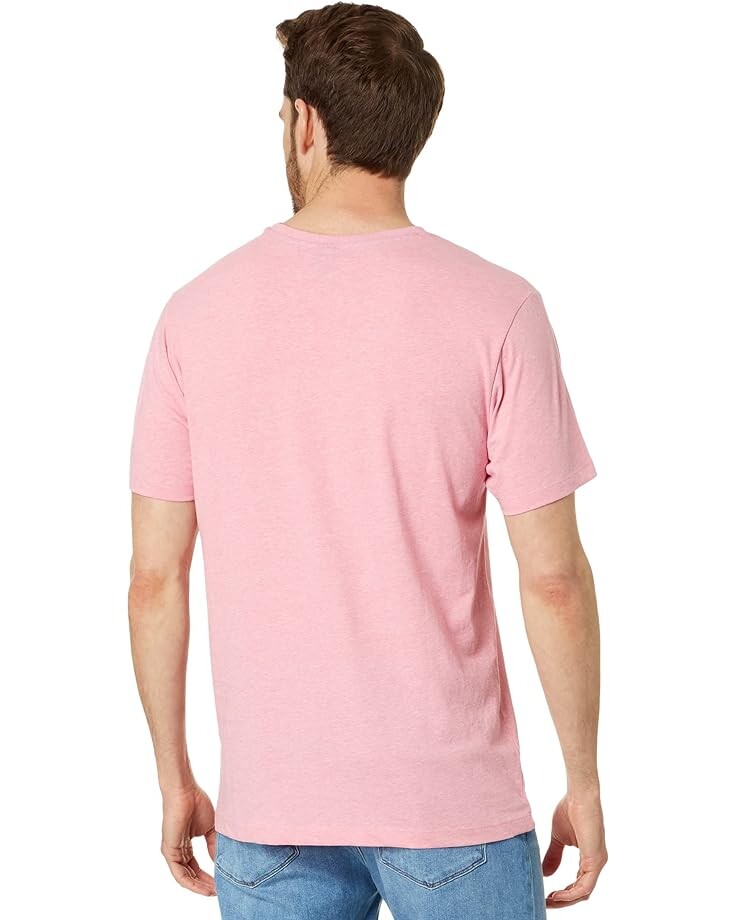 

Футболка U.S. POLO ASSN. Chest Stripe Crew Neck Tee, цвет Pink Sunset Heather